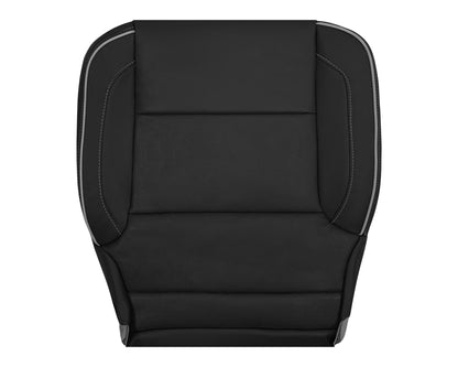 2014-2019 Chevy Silverado 1500 2500HD 3500HD High Country Replacement Perforated Genuine Leather OR Synthetic Leather Seat Covers: Black