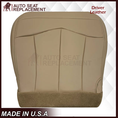 1999-2003 Ford F150 Lariat Replacement Seat Cover in Tan: Choose Leather or Vinyl