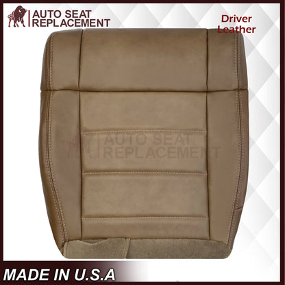 2007-2012 Jeep Wrangler-Replacement Driver OR Passenger Seat Cover In Dark Saddle Brown