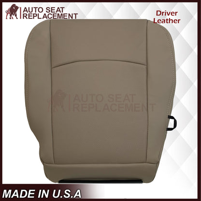 2009 - 2012 Dodge Ram 1500 2500 3500 Laramie Replacement Seat Cover in Light Pebble “Tan" With Perforated Inserts: Choose From Variants