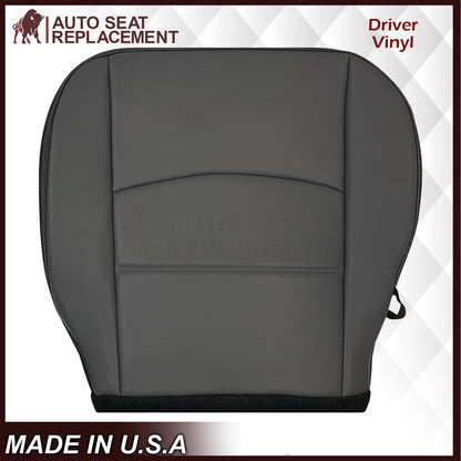 2019-2024 For Dodge Ram ST Driver or Passenger Bottom Leatherette (Synthetic Leather) Seat Cover In Diesel Gray