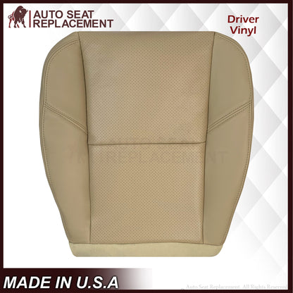 2009-2014 GMC Sierra & Yukon Denali Perforated Seat Cover in Light Cashmere Tan: Choose From Variation