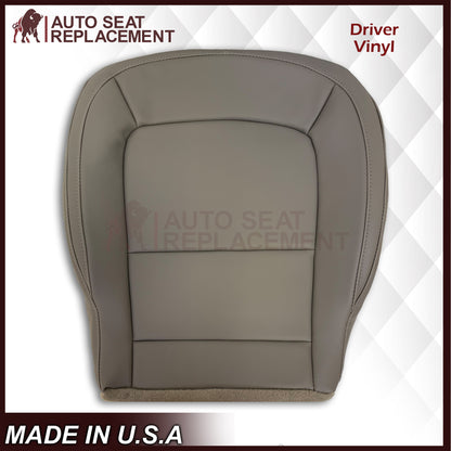 2015 - 2022 GMC Canyon & Canyon Denali (PERFORATED) Replacement Bottom Seat Covers in Jet Black OR Gray / Dune Tan: Choose your side