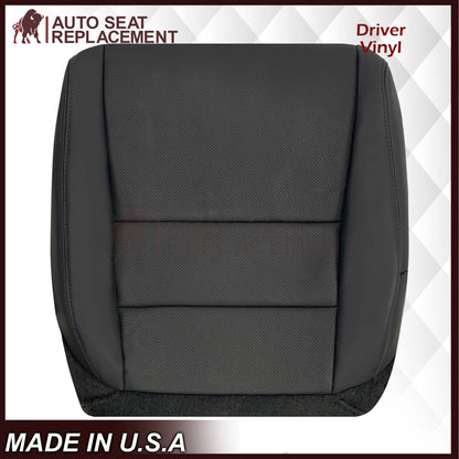 2005 - 2008 Acura TL Driver Or Passenger Seat Covers In Black: Choose Leather OR Synthetic Leather