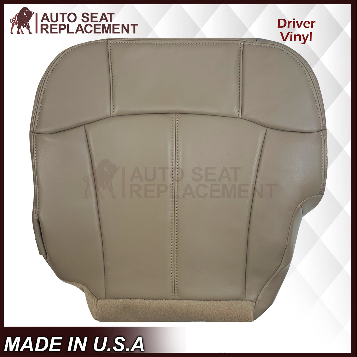 1999-2002 Chevy Silverado Seat Cover in Medium Neutral Tan: Choose From Variations