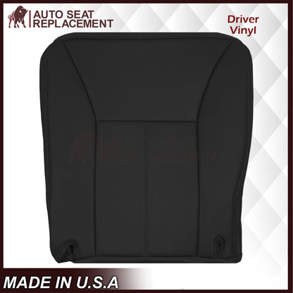 1998-2002 Dodge Ram 1500 Base Work Truck SINGLE CAB Seat Cover in Agate Very Dark Gray Vinyl