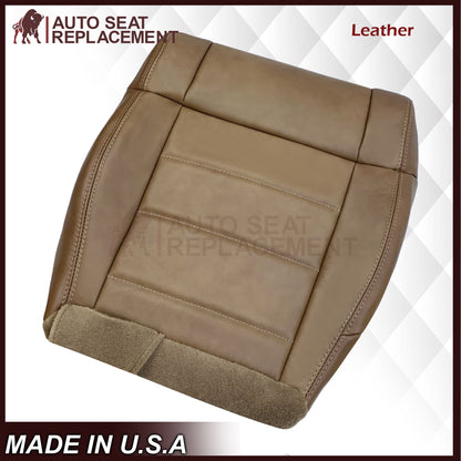 2007-2012 Jeep Wrangler-Replacement Driver OR Passenger Seat Cover In Dark Saddle Brown