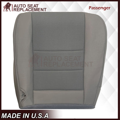2003-2007 Ford F250 F350 Lariat Seat Cover in Medium Flint Gray Cloth Fabric
