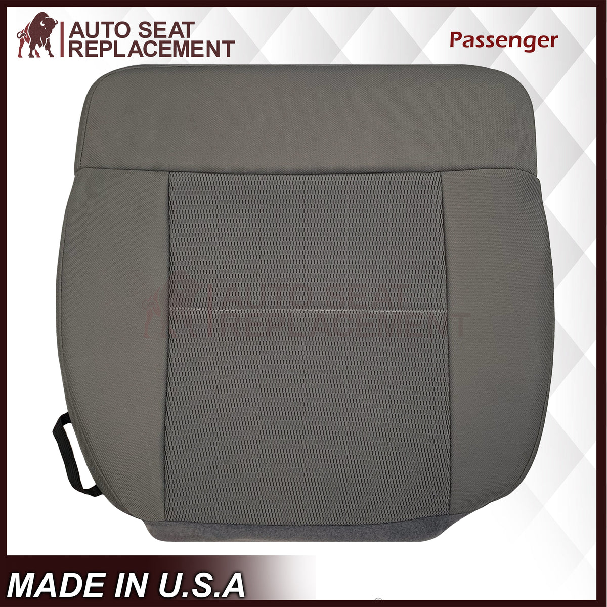 2004 2005 2006 Ford F-150 XLT STX Single Cab Cloth Seat Cover in 2 Tone Gray