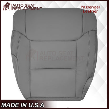 2014-2021 Toyota Tundra Work Truck Driver OR Passenger Side Replacement Leather OR Synthetic Leather Seat Cover: Gray