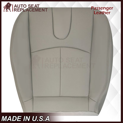 2008-2013 Infiniti G37 Sedan 4-Door Replacement Leather Seat Cover-Perforated Gray