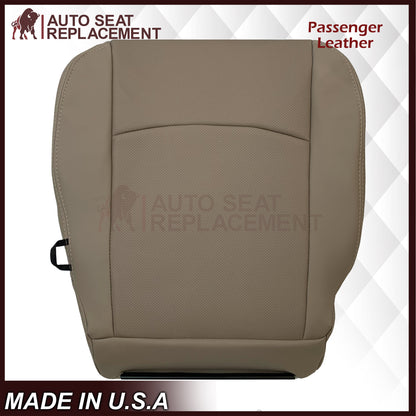 2009 - 2012 Dodge Ram 1500 2500 3500 Laramie Replacement Seat Cover in Light Pebble “Tan" With Perforated Inserts: Choose From Variants