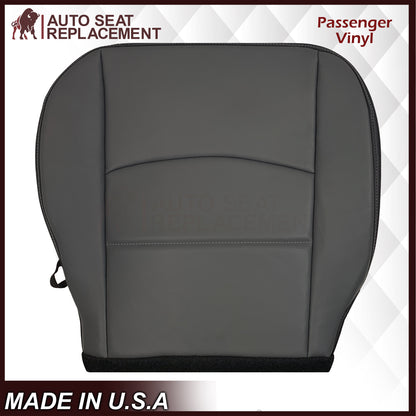 2019-2024 For Dodge Ram ST Driver or Passenger Bottom Leatherette (Synthetic Leather) Seat Cover In Diesel Gray