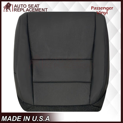 2005 - 2008 Acura TL Driver Or Passenger Seat Covers In Black: Choose Leather OR Synthetic Leather