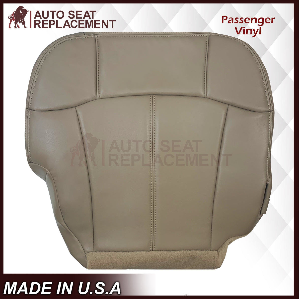 1999-2002 Chevy Silverado Seat Cover in Medium Neutral Tan: Choose From Variations