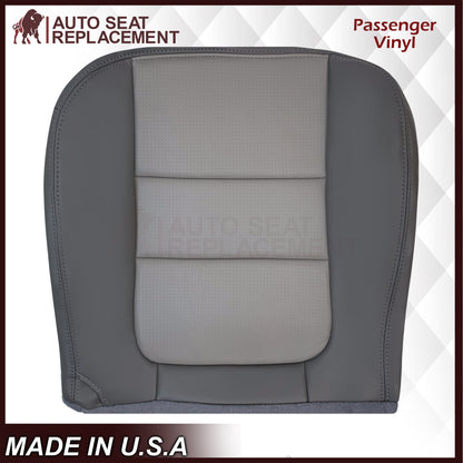 2001 Ford F250 Platinum Edition New Vinyl Replacement Seat Cover in 2-Tone Gray