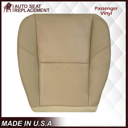 2009-2014 GMC Sierra & Yukon Denali Perforated Seat Cover in Light Cashmere Tan: Choose From Variation