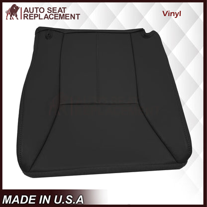 1998-2002 Dodge Ram 1500 Base Work Truck SINGLE CAB Seat Cover in Agate Very Dark Gray Vinyl