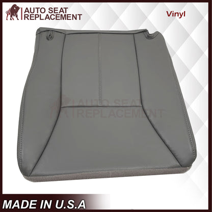 1998-2002 Dodge Ram 1500 2500 3500 Single Cab Driver OR Passenger Bottom Seat Cover in Mist Gray: Choose From Variation