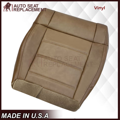 2007-2012 Jeep Wrangler-Replacement Driver OR Passenger Seat Cover In Dark Saddle Brown