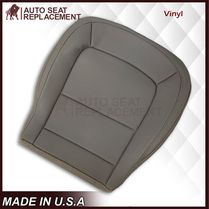2015 - 2022 GMC Canyon & Canyon Denali (PERFORATED) Replacement Bottom Seat Covers in Jet Black OR Gray / Dune Tan: Choose your side