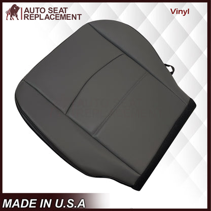 2019-2024 For Dodge Ram ST Driver or Passenger Bottom Leatherette (Synthetic Leather) Seat Cover In Diesel Gray