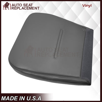 2001 - 2007 Ford F250 F350 F450 F550 Work Truck Super Duty XL Replacement Seat Covers in Gray Vinyl