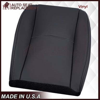 2014-2016 For Subaru Forester Leather Driver OR Passenger Bottom Seat Cover In Platinum Gray