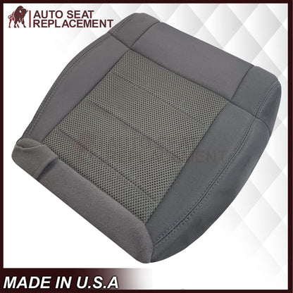 2008-2010 Jeep Wrangler Unlimited Sport-Bottom Replacement Cloth Seat Cover Gray