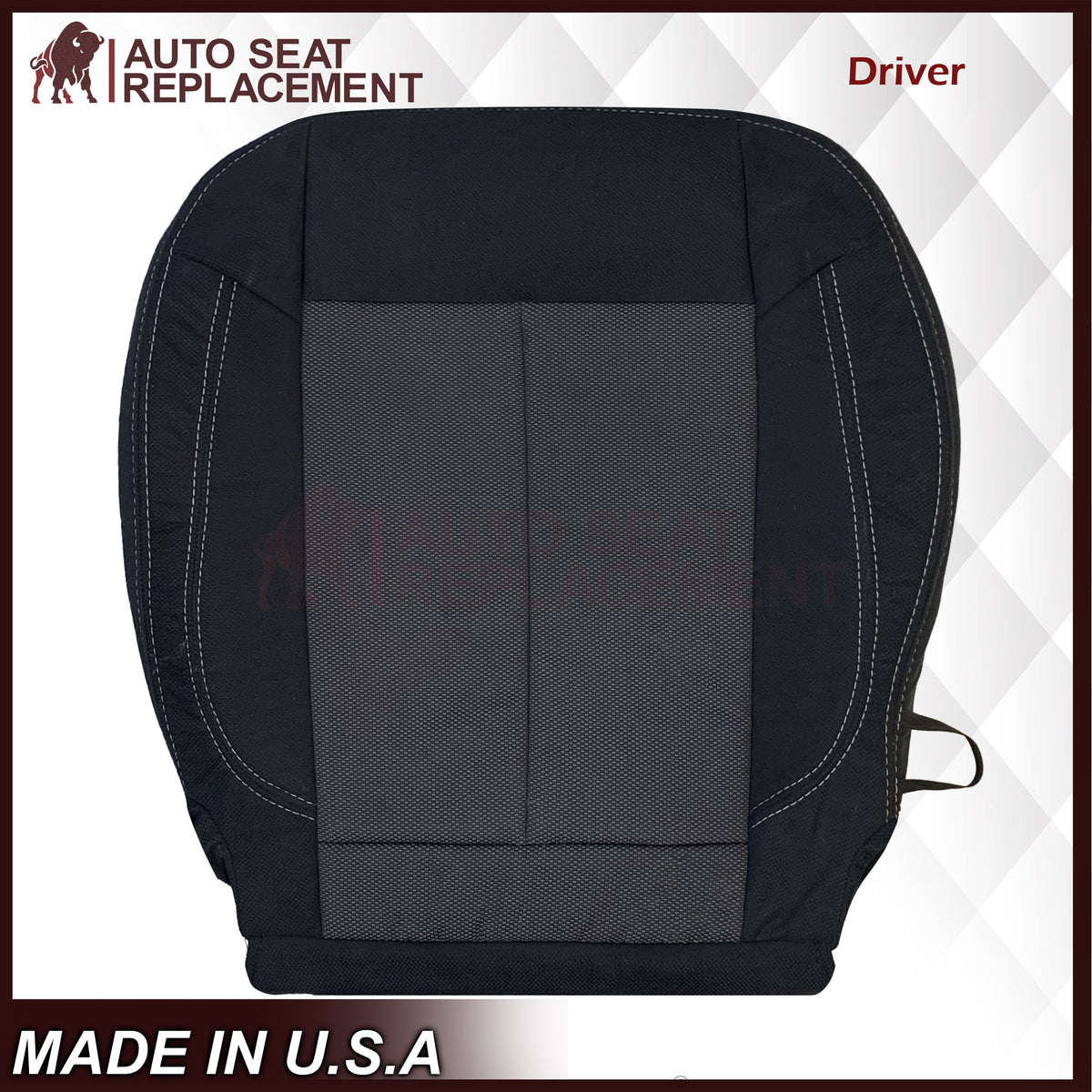 2006-2010 Hummer H3 Adventure Replacement Seat Covers in Black Cloth (Fabric): Choose from variants