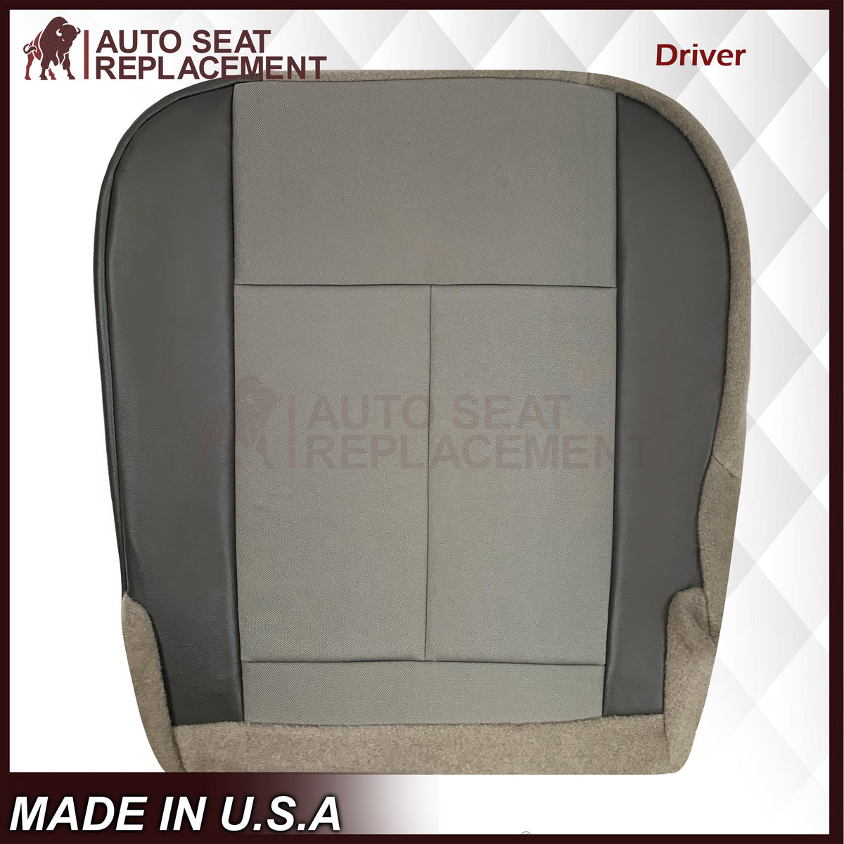 2012 - 2021 For Nissan NV1500 NV2500 NV3500 Replacement Cloth Seat Covers In Gray