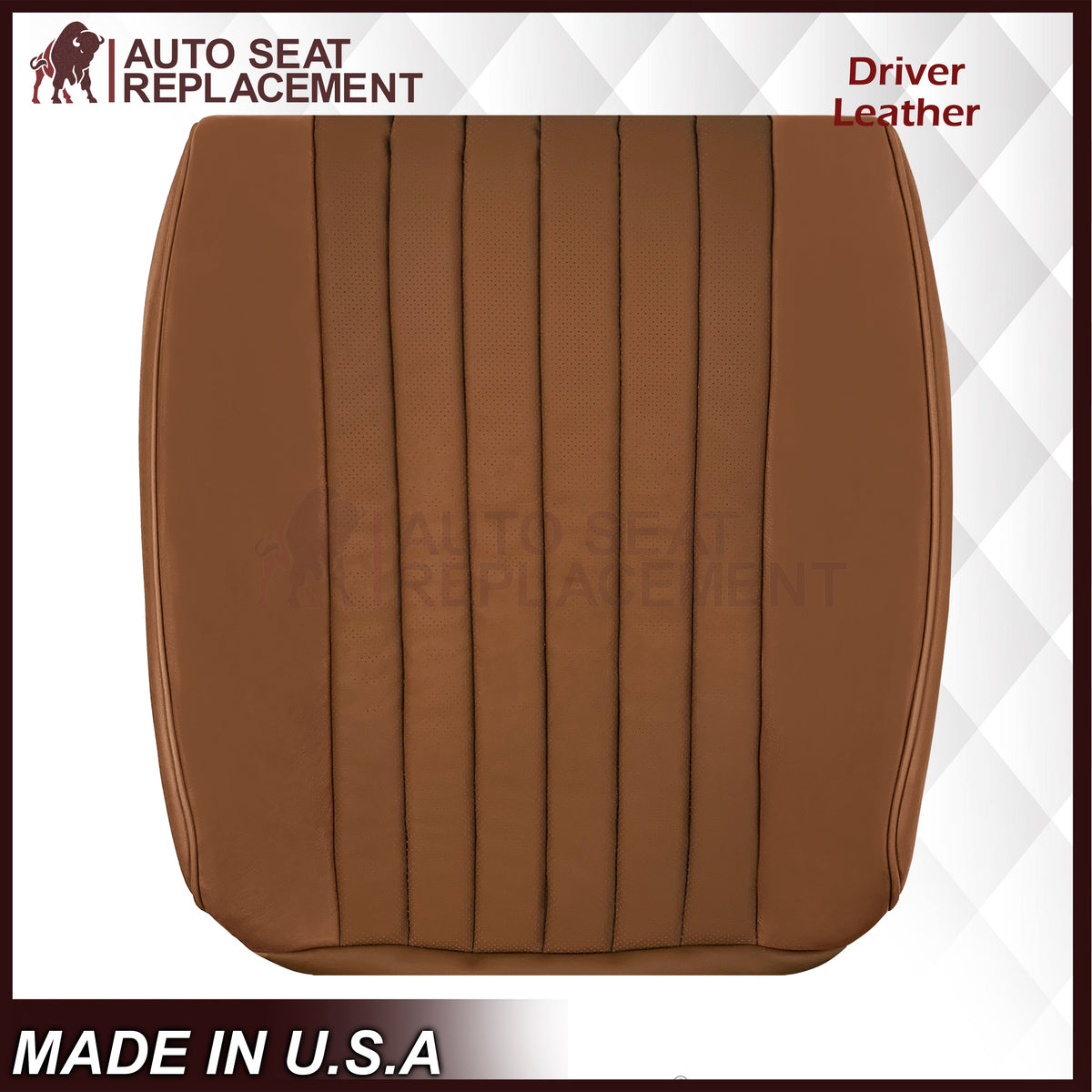1972-1989 Mercedes Benz R107 Leather seat Covers 280SL 450SL 380SL 560SL W107 SL In Saddle Brown