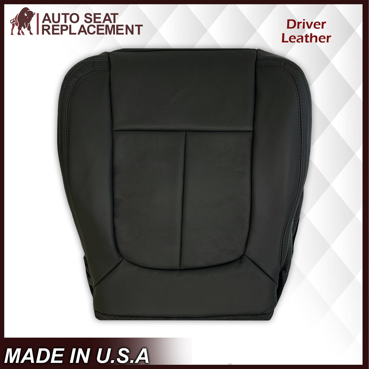 2009 - 2014 Ford F-150 PLATINUM EDITION Perforated Genuine Leather or Synthetic Leather Seat Covers