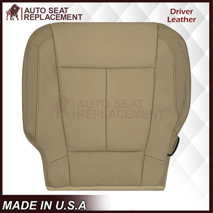 2018-2020 Ford F-150 Lariat Replacement Leather Seat Cover: Tan, Perforated