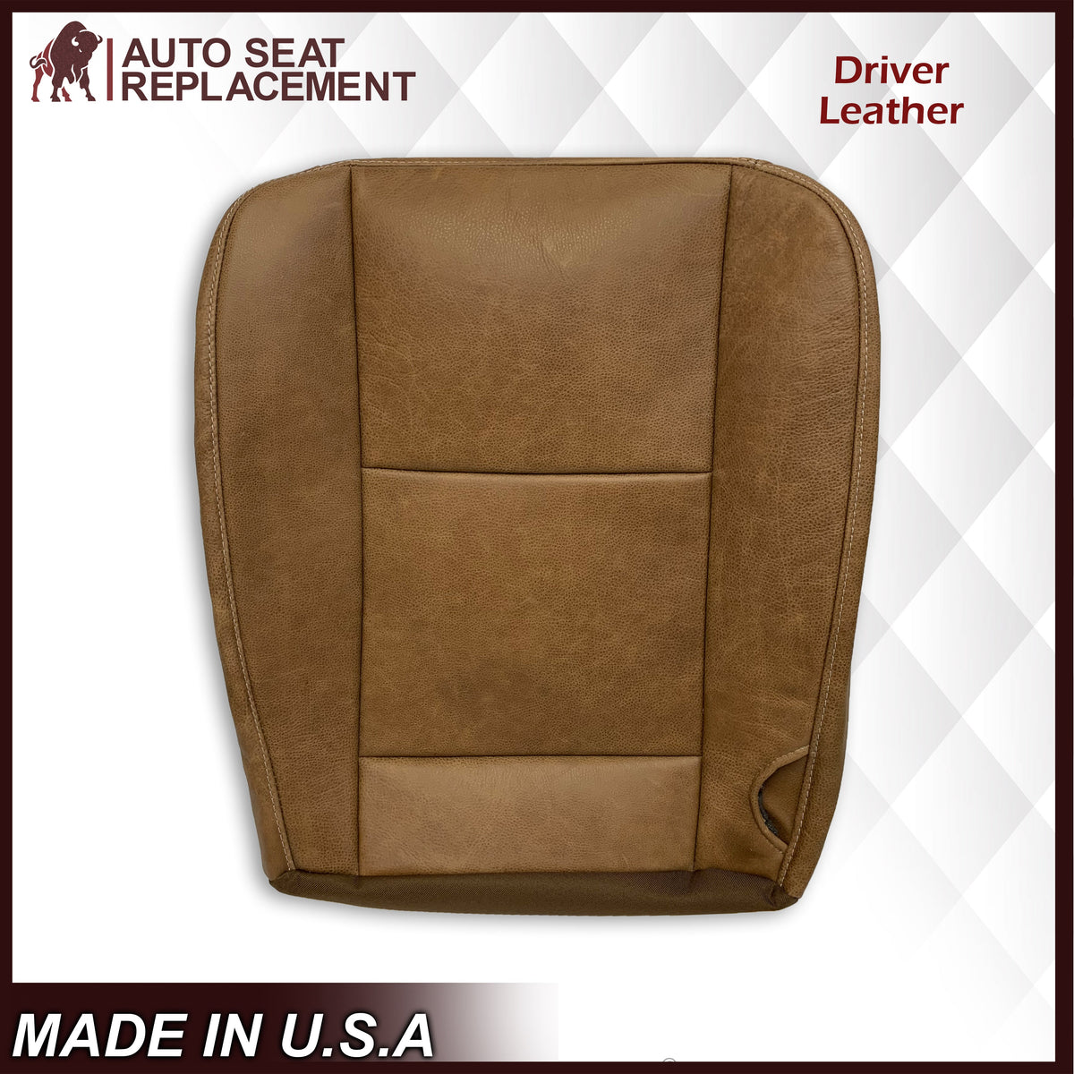2002-2007 Ford F250 F350 King Ranch Replacement Raw Cowhide Genuine Leather Seat Covers