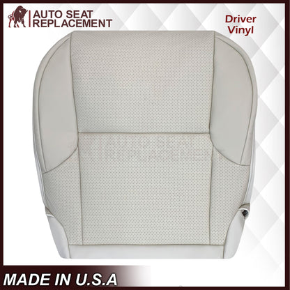 2010-2021 Lexus GX460 Replacement Perforated Synthetic Leather Seat Cover: Ecru “Off-White/Cream” Perforated
