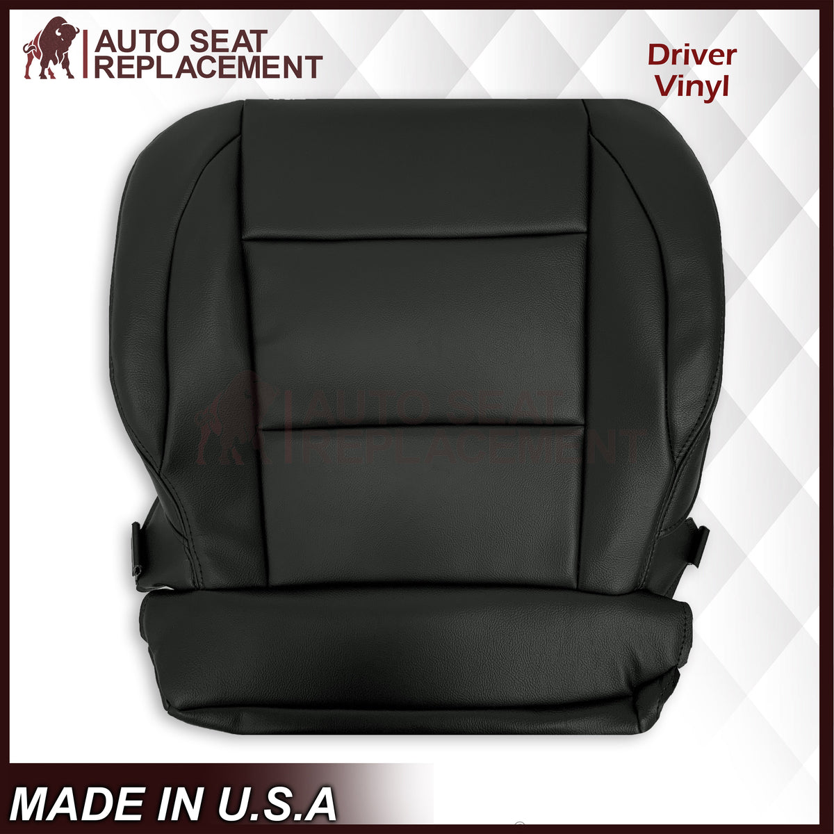 2005-2015 Nissan Titan Driver and Passenger Side Top and Bottom Seat Covers in Black : Choose from the variants