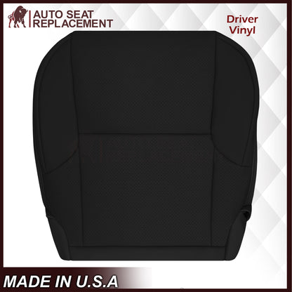 2010-2021 Lexus GX460 Replacement Perforated Synthetic Leather Seat Cover: Black Perforated