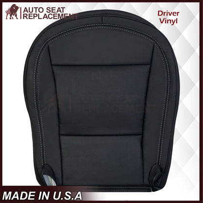 2014 - 2019 Chevy Corvette Replacement Seat Covers: C7 Black Perforated