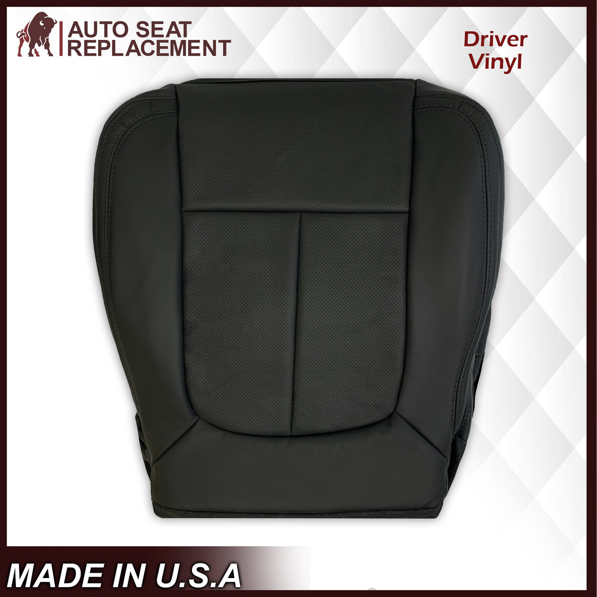 2009 - 2014 Ford F-150 PLATINUM EDITION Perforated Genuine Leather or Synthetic Leather Seat Covers
