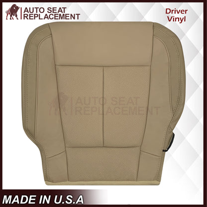 2018-2020 Ford F-150 Lariat Replacement Leather Seat Cover: Tan, Perforated