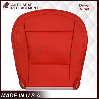 2014 - 2019 For Chevy Corvette C7 , ZR1 , Z06 Synthetic Leather Seat Covers: Adrenalin Red
