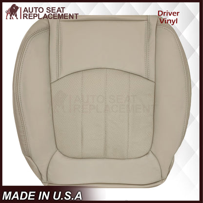 2008-2012 Buick Enclave Perforated Replacement Seat Covers In Tan: Choose Leather or Syn. Leather
