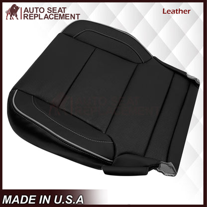 2014-2019 Chevy Silverado 1500 2500HD 3500HD High Country Replacement Perforated Genuine Leather OR Synthetic Leather Seat Covers: Black