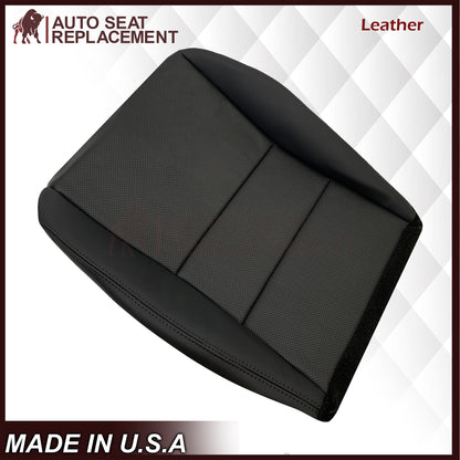 2005 - 2008 Acura TL Driver Or Passenger Replacement Genuine Leather or Synthetic Leather Seat Covers: Perforated Black