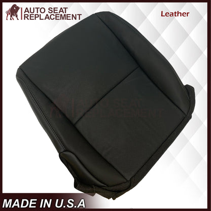 2004 Acura TL Driver Or Passenger Side Bottom Seat Cover in Black: Leather or Vinyl