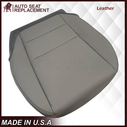 2007 - 2013 Acura MDX Driver Or Passenger Replacement Seat Covers: Non-Perforated Gray