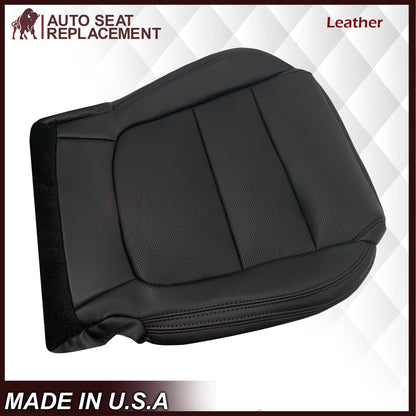 2013 to 2015 For Mazda CX-5 Driver Passenger Black Perforated Leather Seat Cover