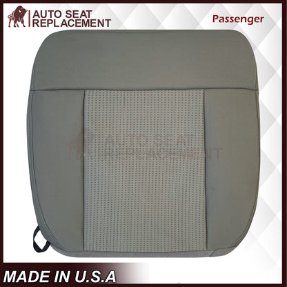 2007 2008 Ford F-150 XLT Replacement Driver OR Passenger Seat Cover in Gray Fabric