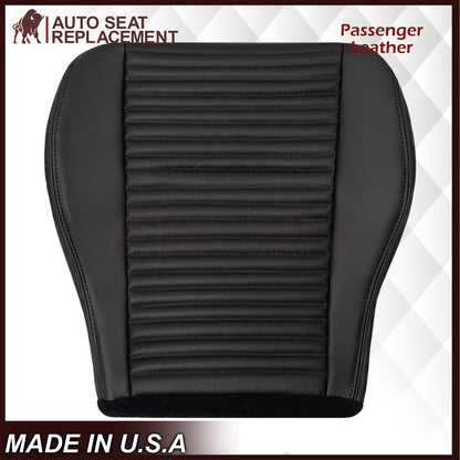 2003-2004 Ford Mustang Mach 1 ONE Replacement Leather Seat Cover in Ebony Black: Choose From Variation